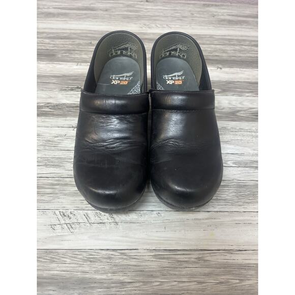 Dansko Women’s Black Leather Professional Clogs Size 38 US 7.5–8 Nursing Shoes - Picture 8 of 10